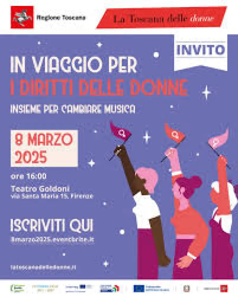 Toscana delle Donne, l’8 marzo a Firenze l’evento “Insieme per cambiare musica”